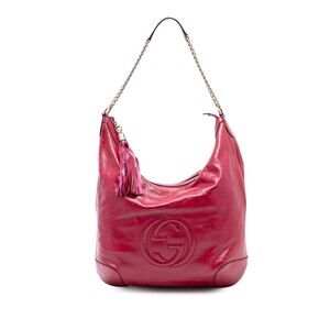 Pre-Loved Gucci Patent Soho Shoulder Bag